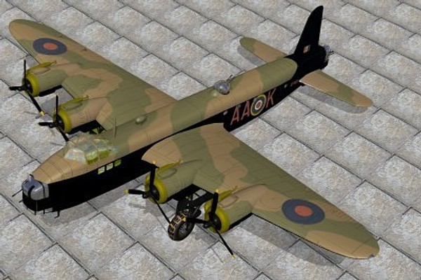 3d short stirling mkiii model - Short Stirling MKIII by pbratt